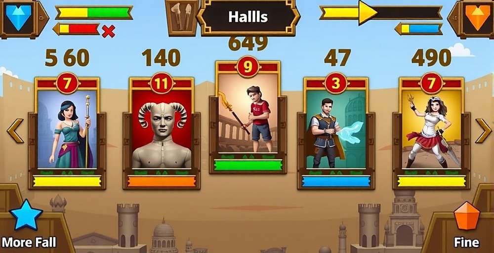 Card Wars India Battle Screen showing player cards and health bars