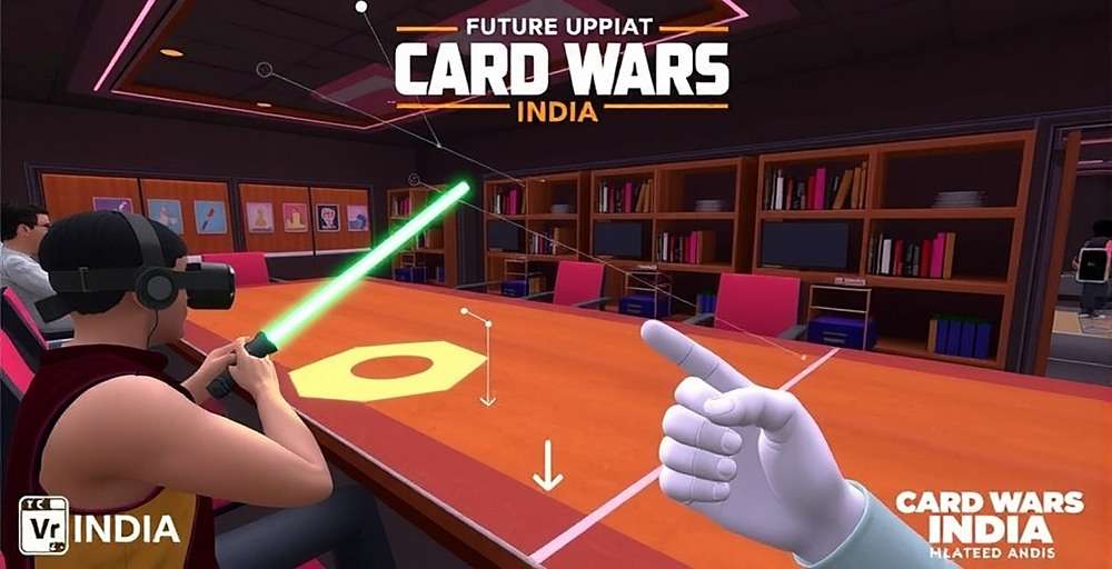 Card Wars India Future Update Concept showing VR gameplay